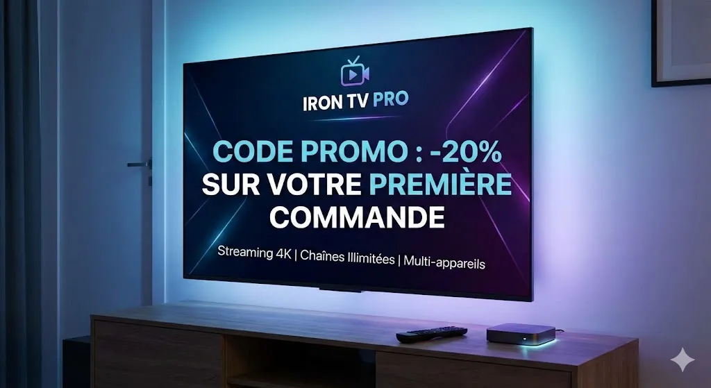 Code promo Iron TV Pro 2026