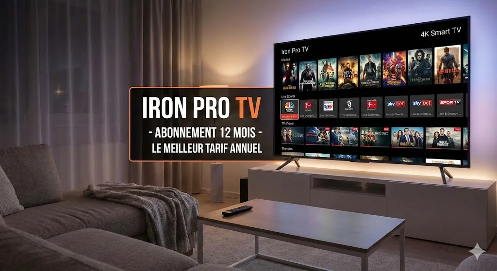Iron Pro TV 12 mois