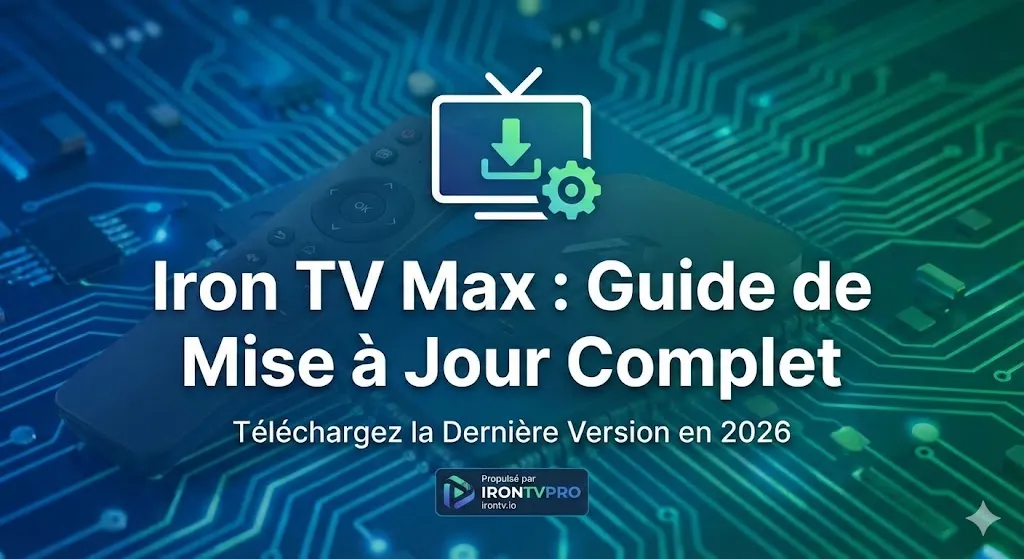 Iron TV Max mise à jour