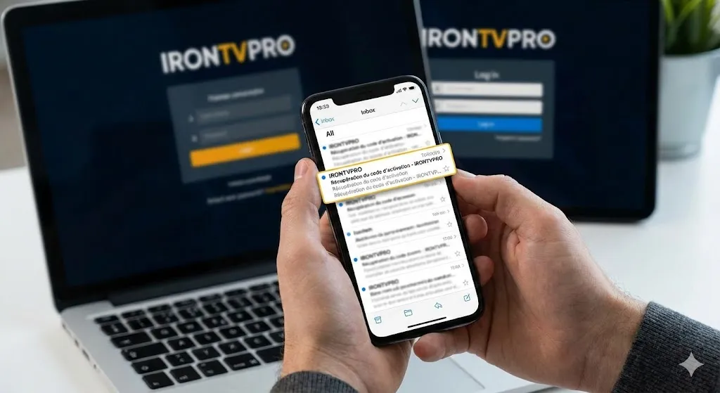 Récupérer code Iron TV Pro
